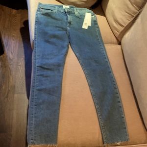 NWT frayed hem Hudson jeans